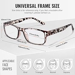 Gaoye Professional Reading Glasses for All Day
