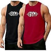 InleaderAesthetics Men's Gym Workout Tank Tops Y-Back Muecle Tee Stringer Fitness Bodybuilding Sleeveless T-Shirts