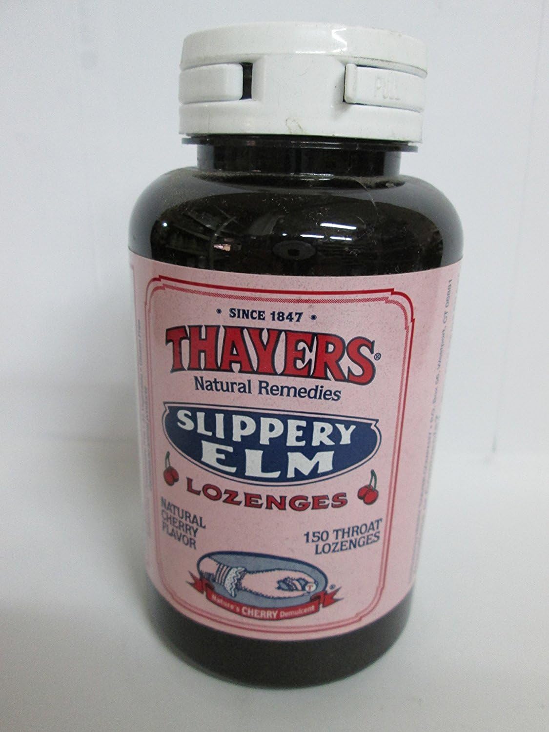 Thayers Slippery Elm Lozenges Cherry Natural 150 Throat