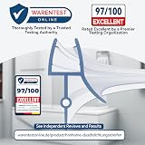 HNNHOME 100cm Pre Curved Bath Shower Screen Seal 6-8mm Glass Fits 22mm Gap view 5