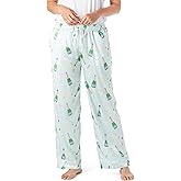 Hello Mello Beauty Sleep Satin Pajama Pants Lounge Pajama Bottoms For Women, Girls