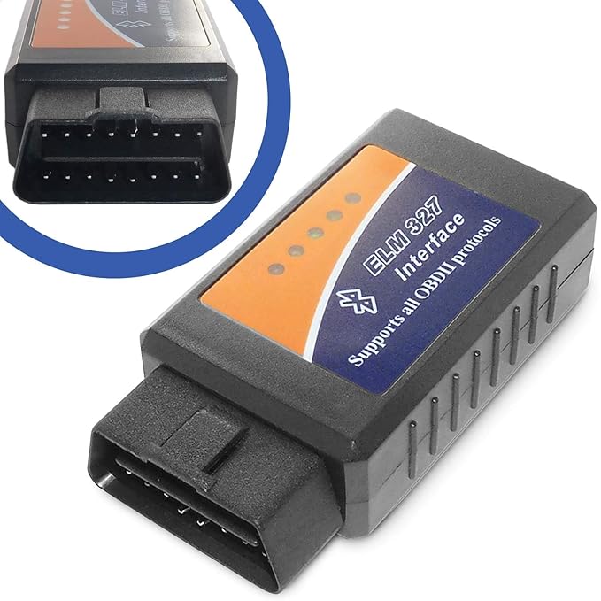 Adapter Universe OBD 2 E-327 Bluetooth CAN BUS Interface kompatibel mit VAG VW BMW usw. für ELM327 Software