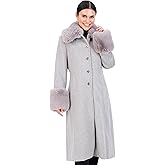 Vince Camuto Trench Coat Women, Wool Coats Women with Fur, Peacoat Womens