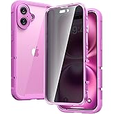 Diaclara Designed for iPhone Series Case, Full Body Rugged Case Bumper with Built-in Touch Sensitive Anti-Scratch Screen Protector