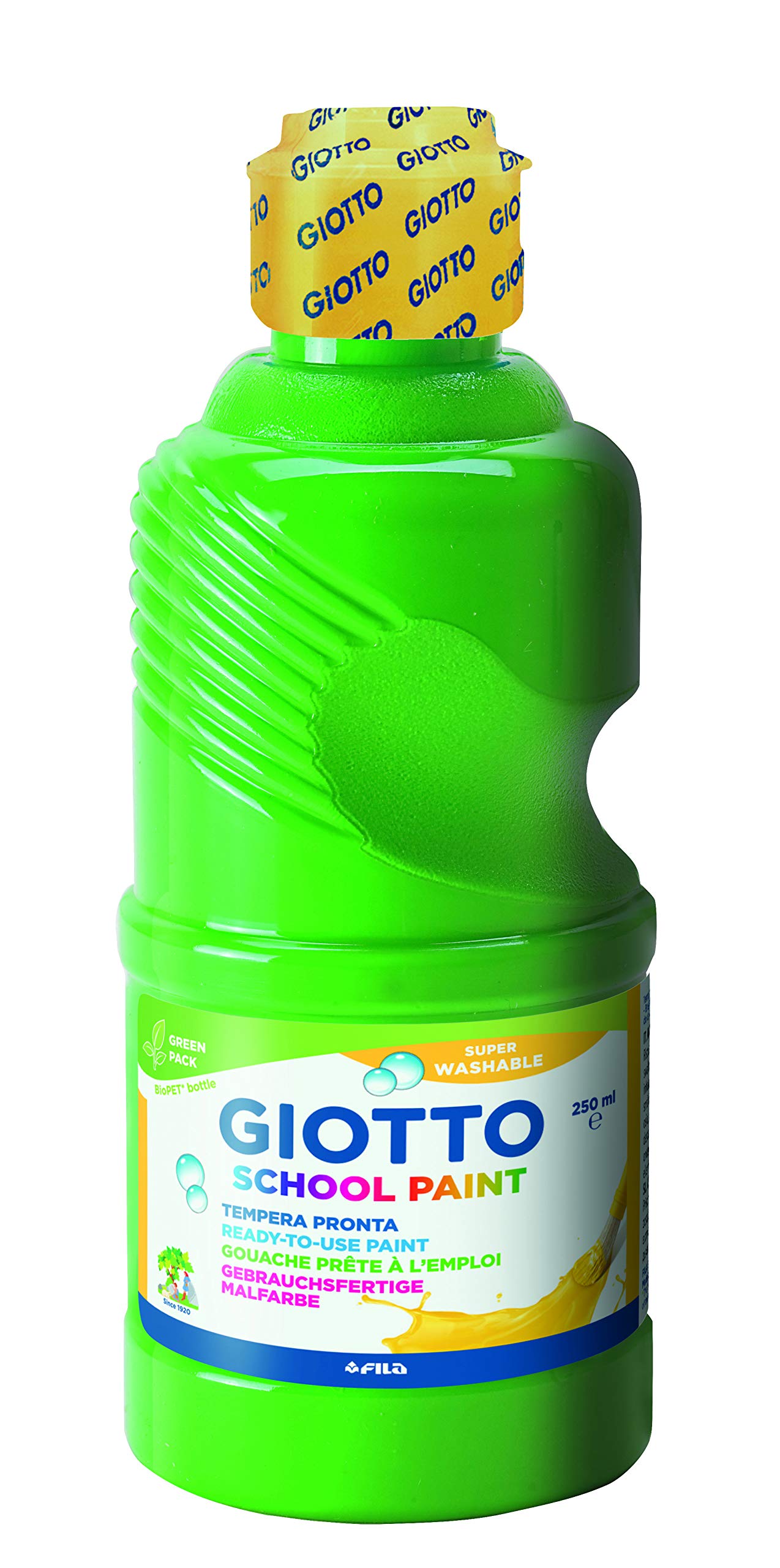 GIOTTO SCHOOL PAINT 250ML GREEN 530812