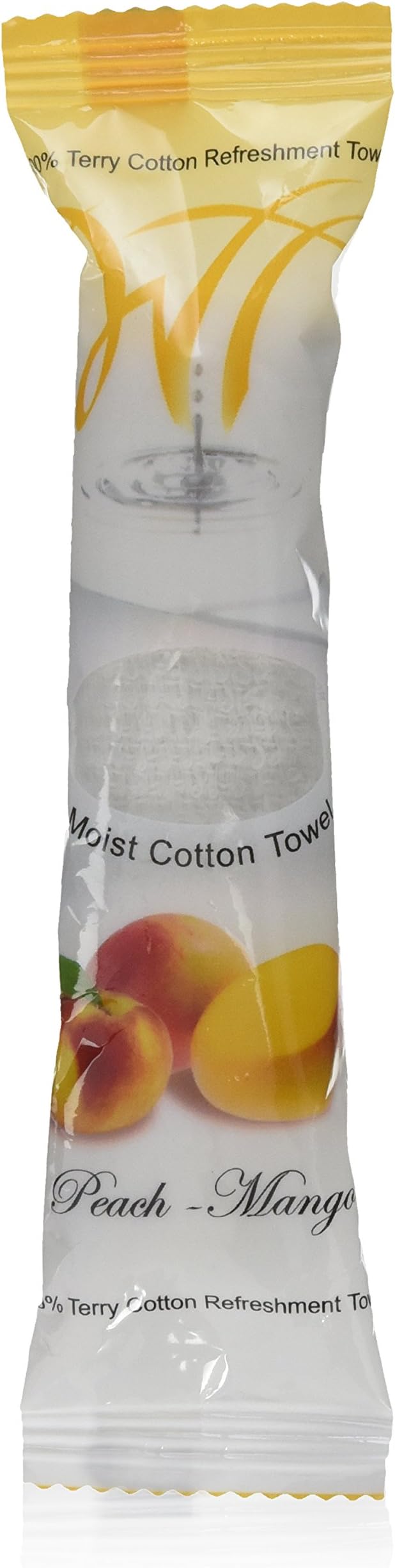 Moist Cotton Towel - Peach-Mango (Case of 50)