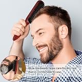 Sularpek 2 Pcs Slick Back Hair Brush Boar Bristle Smoothing Brush view 5