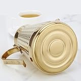 Stainless Steel Teapot 1.8L Hammered Gold Infuser 6-8 Cups view 7