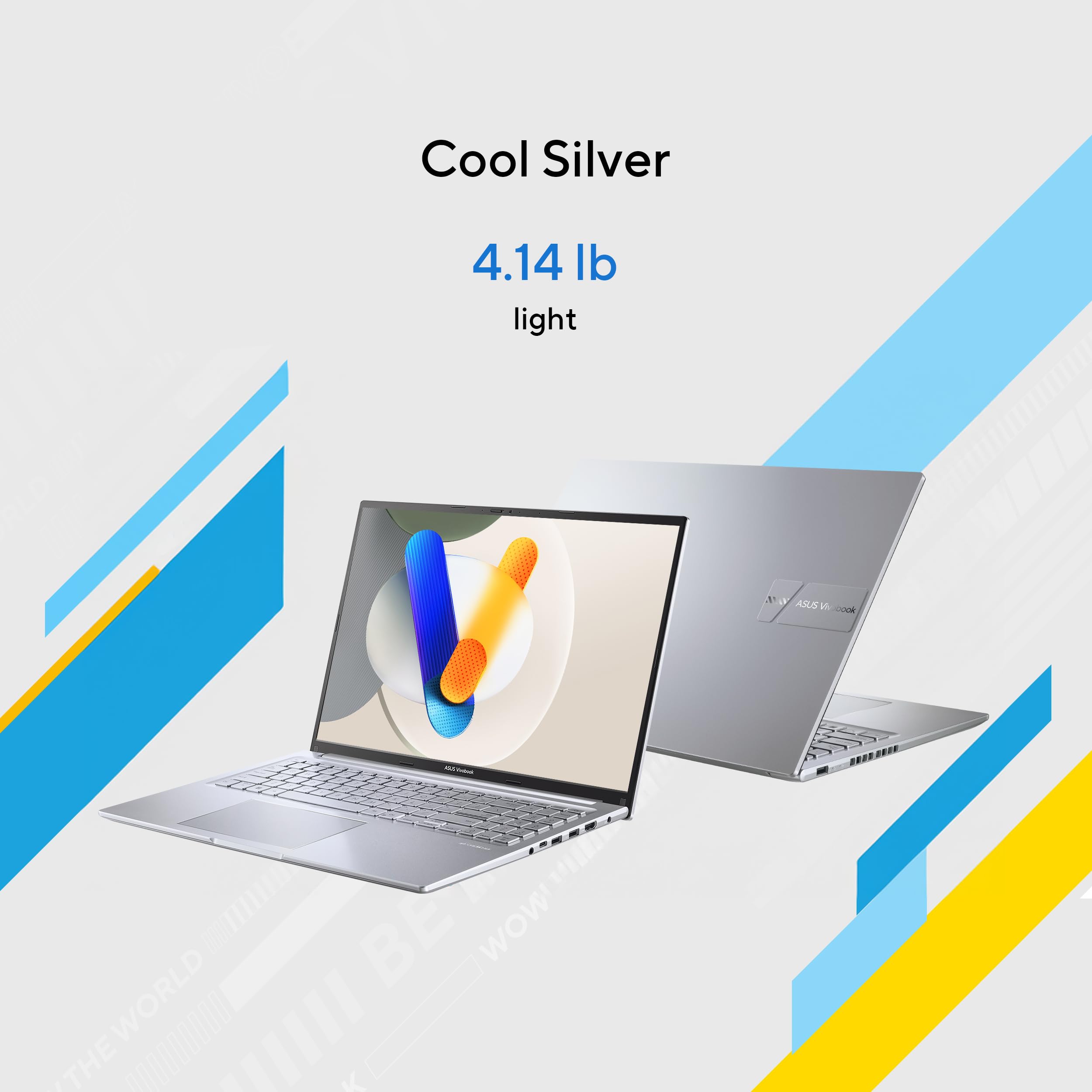ASUS Vivobook 16 Laptop, 16” WUXGA 60Hz Display, Intel Core i5-13420H, Intel Iris Xᵉ Graphics, 16GB Memory, 512GB Storage, Windows 11, Cool Silver, F1605VA-ES56