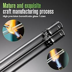 HONKID 5-Piece Borosilicate Glass Tubes for