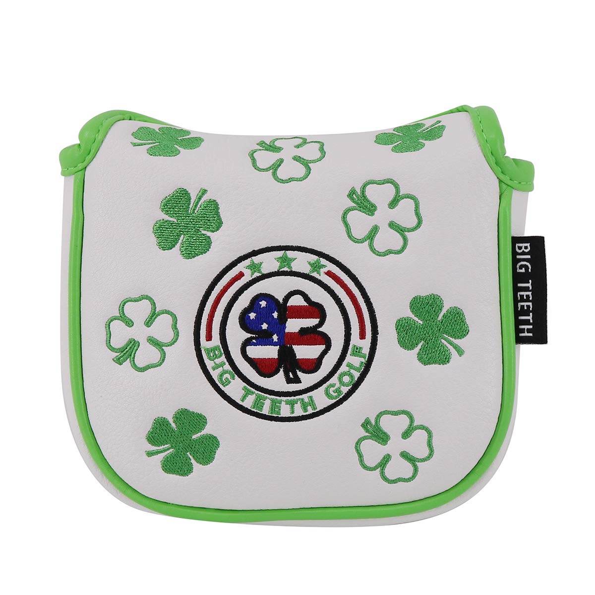 Big Teeth Golf Center Shaft Putter Cover Square Mallet Head covers Golf