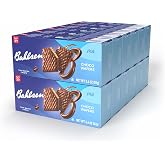 Choco Wafers Dark Chocolate Cookies (12 boxes) by Bahlsen &ndash; Wafer biscuits covered with German Chocolate - 3.4 oz boxes