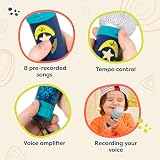 B. toys Okideoke Toy Microphone 8 Songs Voice Amplifier Toddler Music Toy 18+ view 3