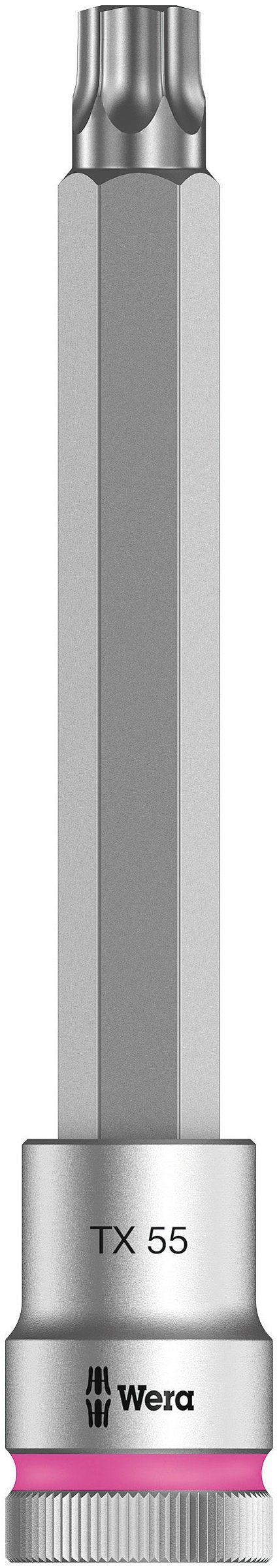 Wera 8767 C HF TORX® Zyklop holding function bit socket, 1/2" drive, TX 55x140mm, 05003857001
