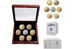 HIGHLAND MINT Highland NFL 6-Time Super Bowl Champions 7-Piece Coin Set