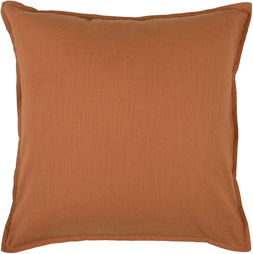 Amazon Com Rizzy Home 20 In X 20 In Orange Decorative Pillow