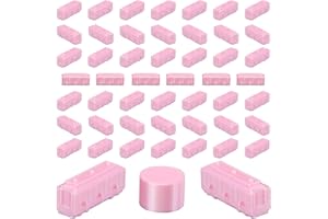 BKPRINT3D Replacement Pieces for Ticket to Ride Board Game | 50 Train Tokens | 1 Scoring Marker | Base Set (37_Silk_Pink)