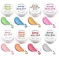 Edible Glitter Set 8 Colors, 4g/bottle, Edible Glitter for Drinks, Food Grade Sujoygar, Luster Dust for Cake Decorating, Cookie, Cupcake, Cocktail, Baking, Strawberries, Chocolates