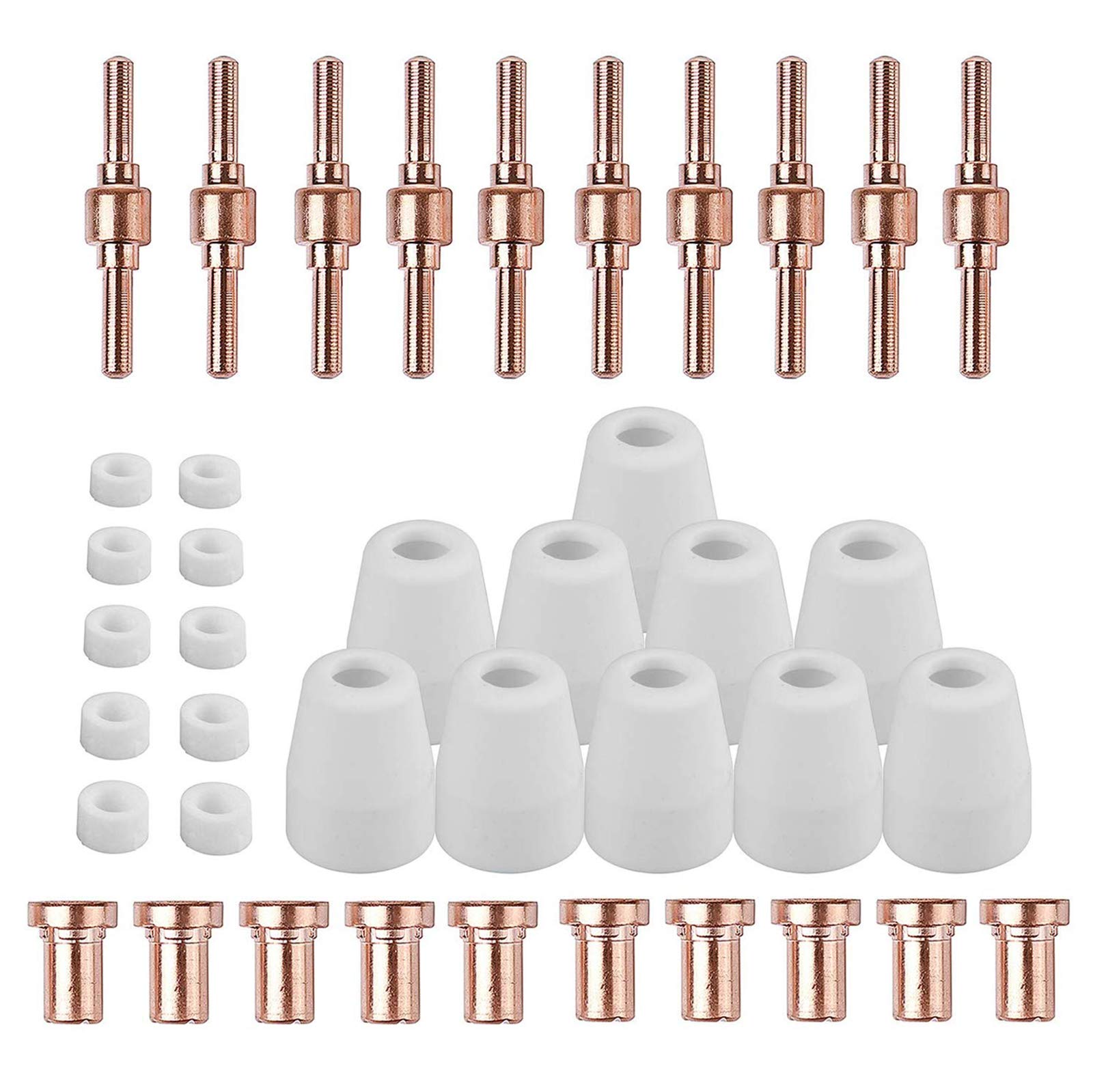 Reboot Plasma Cutter Consumables Kits PT31 40 PCS Nozzle Electrode
