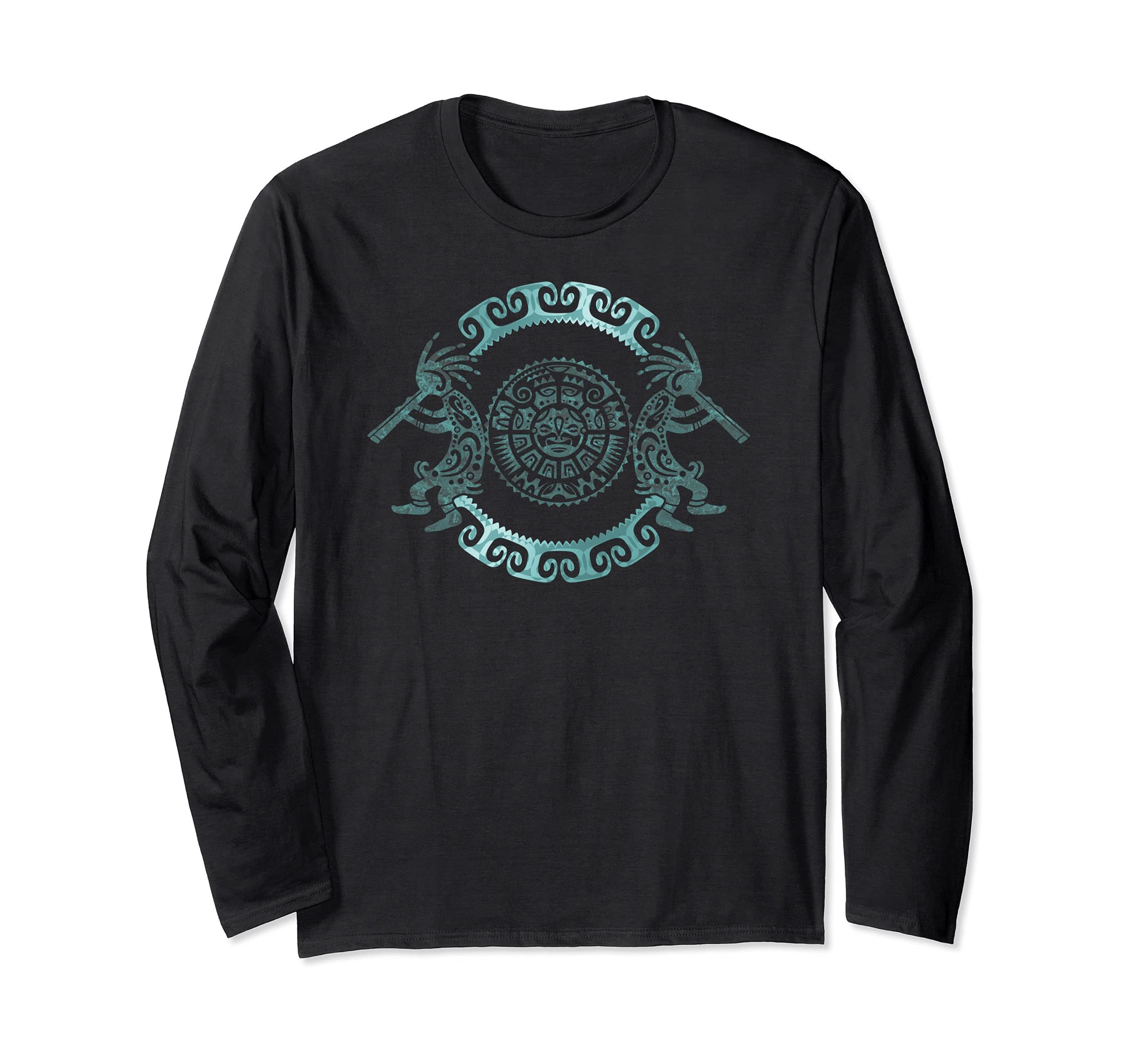 Kokopelli Duo - Mask - Circle 2 - Fan Fun Long Sleeve T-Shirt