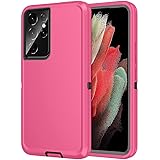 Mieziba for Galaxy S21 Ultra Case,Heavy Duty