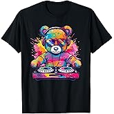 Cartoon Teddy DJ T-Shirt