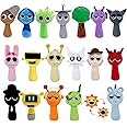 RWSEFK Sprunki Game Plush, Sprunki Toys Plush,Soft Stuffed Animal Pillow Doll Christmas Birthday Gifts for Adult Kids(19PCS)