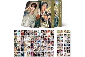 MeiYiYou 60PCS Stray-Kids Photocards,Stray-Kids Personal Lomo Cards Postcards with 32PCS Stickers for Collection(HAN-Beige)
