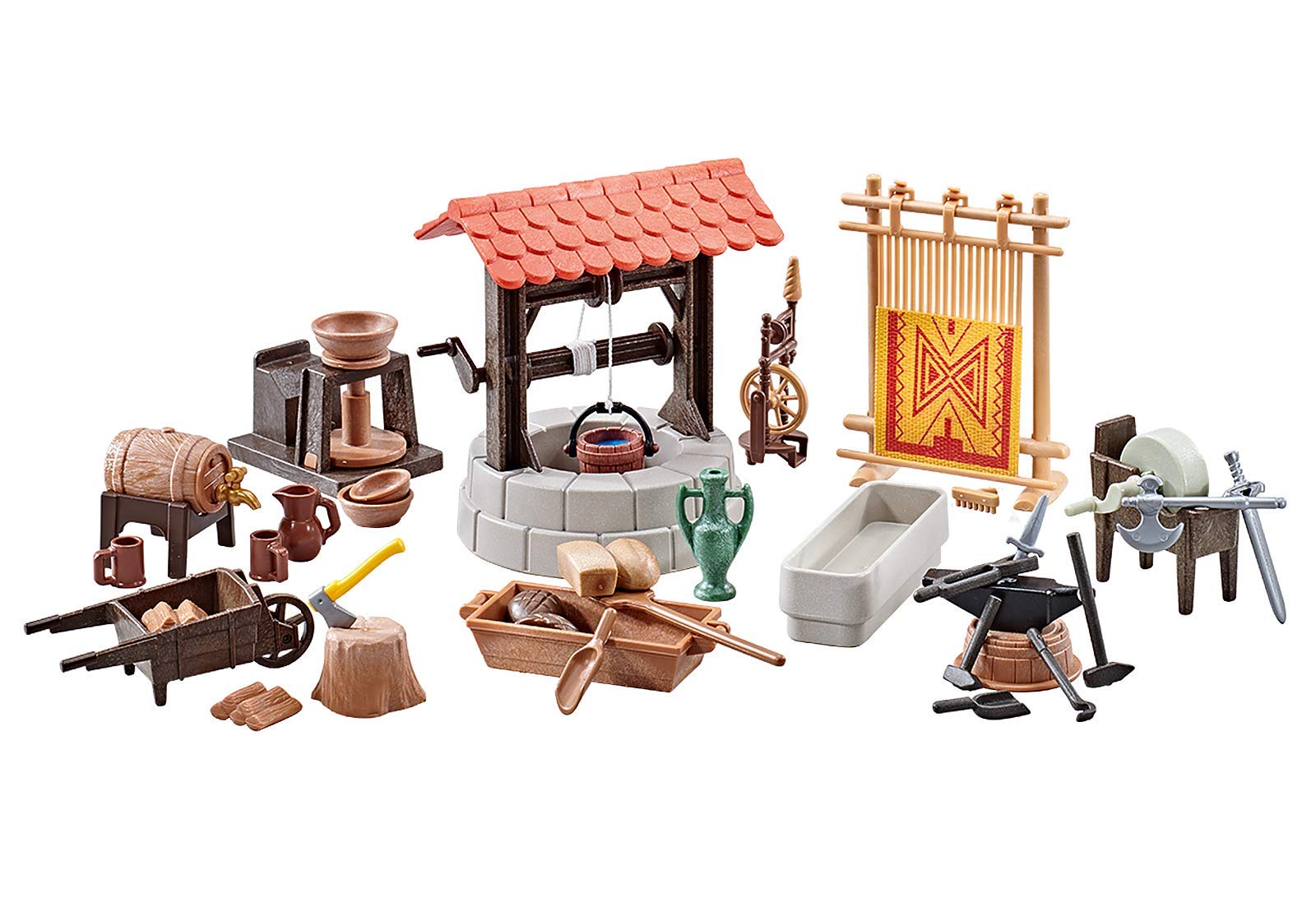 Playmobil Medieval Village Accessories Building Set, Furnishing, Plastic, Small, Unisex