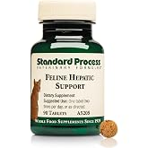 Standard Process Feline Hepatic Support, 90 Tablets | Cat Health Supplement for Liver Support, Hepatic Circulation and Liver Metabolism Aid