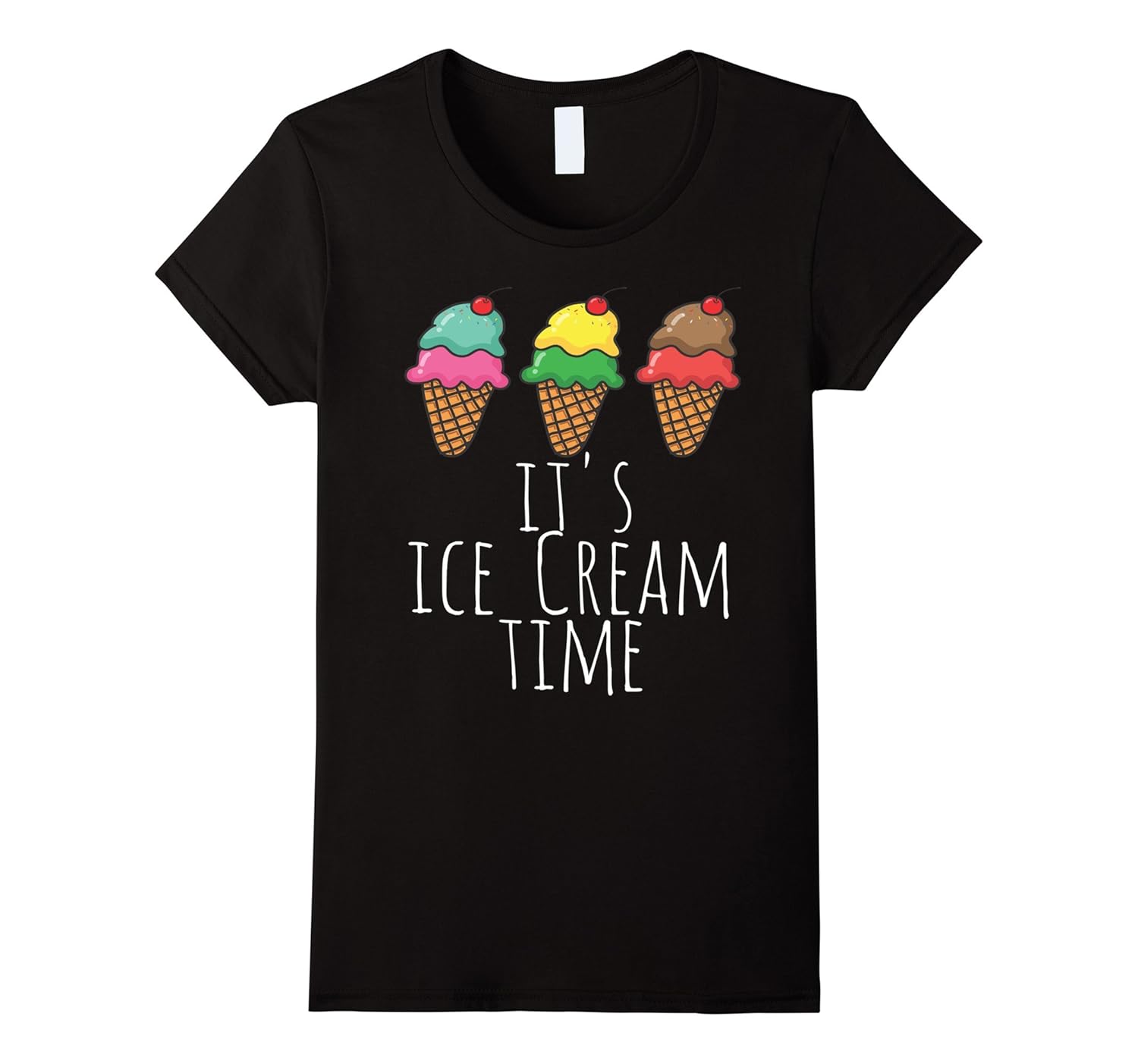 Its Ice Cream Time Funny Ice Cream T Shirt
