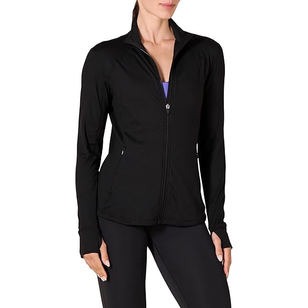 Giacca Active Sweat Con Zip Donna Essentials - Felpa Sportiva Traspirante Con Tasche Zip - Foto 9
