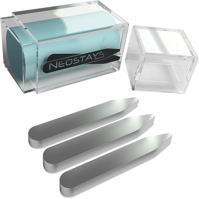 30 Metal Collar Stays 2.5" inch Stay Stiffeners For Dress