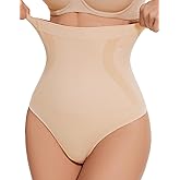 YADIFEN Tummy Control Thong Shapewear for Women High Waist Body Shaper Briefs Seamless Thong Shapewear for Women