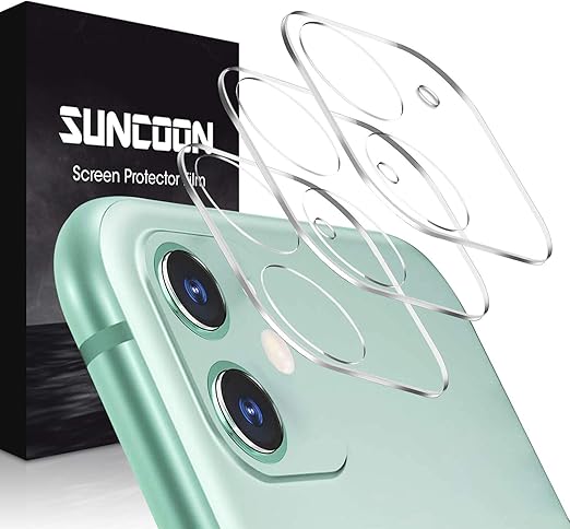 Amazon Suncoon 独創的な防塵網設計 Iphone 11 カメラフィルム 日本製旭硝子素材 高硬度9h Iphone 11 レンズフィルム 凹面設計 一体 強化ガラス 防塵 高光沢 極高透過率 最新改良 スクリーンプロテクター 通販