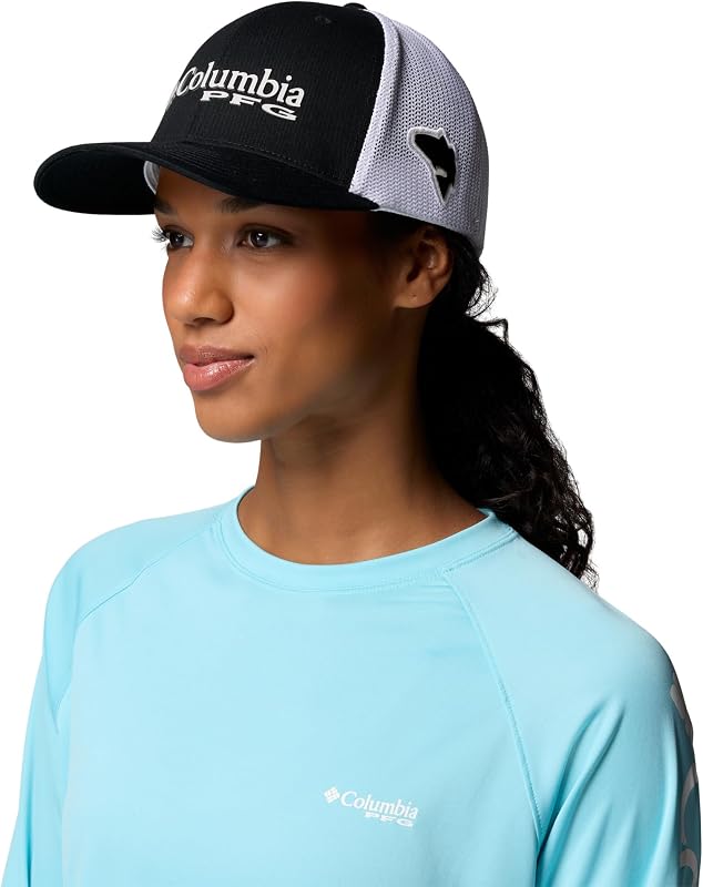 PFG Mesh Gorra Ajustada, Hombre, Negro, S/M