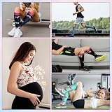LEOSTEP Compression Socks 6 Pairs Women Men Graduated Support Stockings view 6
