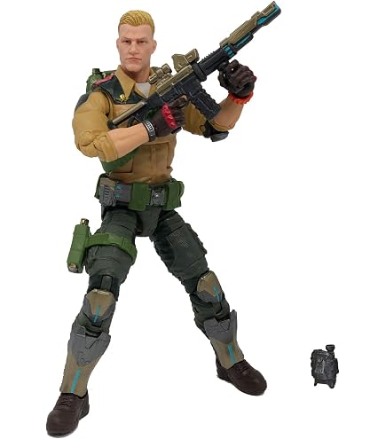 Super7 ULTIMATES! G.I. Joe Duke da 18 cm, G.I. Joe action figure con accessori, classici giocattoli da collezione e giocattoli retrò