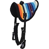 Horse Western Faux Fur Lined Bottom Serape Acrylic Saddle Pad 39249BK