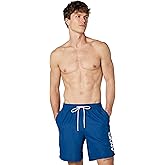 DKNY Mens Stretch Quick Dry Volley UPF 40+ Protection Swim Trunk