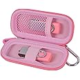 USB Flash Drive Case, Thumb Drives/SD/Memory Cards/Stick/SDXC SDHC Storage Holder, Electronic Accessories for SanDisk for Samsung for SamData/TOPESEL for PNY/YubiKey for Inland - Bag Only (Pink)