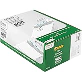 Mead #6-3/4 Envelopes, 3-5/8" x 6-1/2", Security Printed Lining for Privacy, Press-It Seal-It Self Adhesive Closure, White All-Purpose 20-lb Paper Mailing Envelopes, 500 Count (742021)