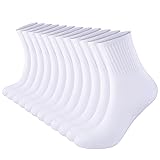 Womens Cotton Cushioned Ankle Socks, Athletic