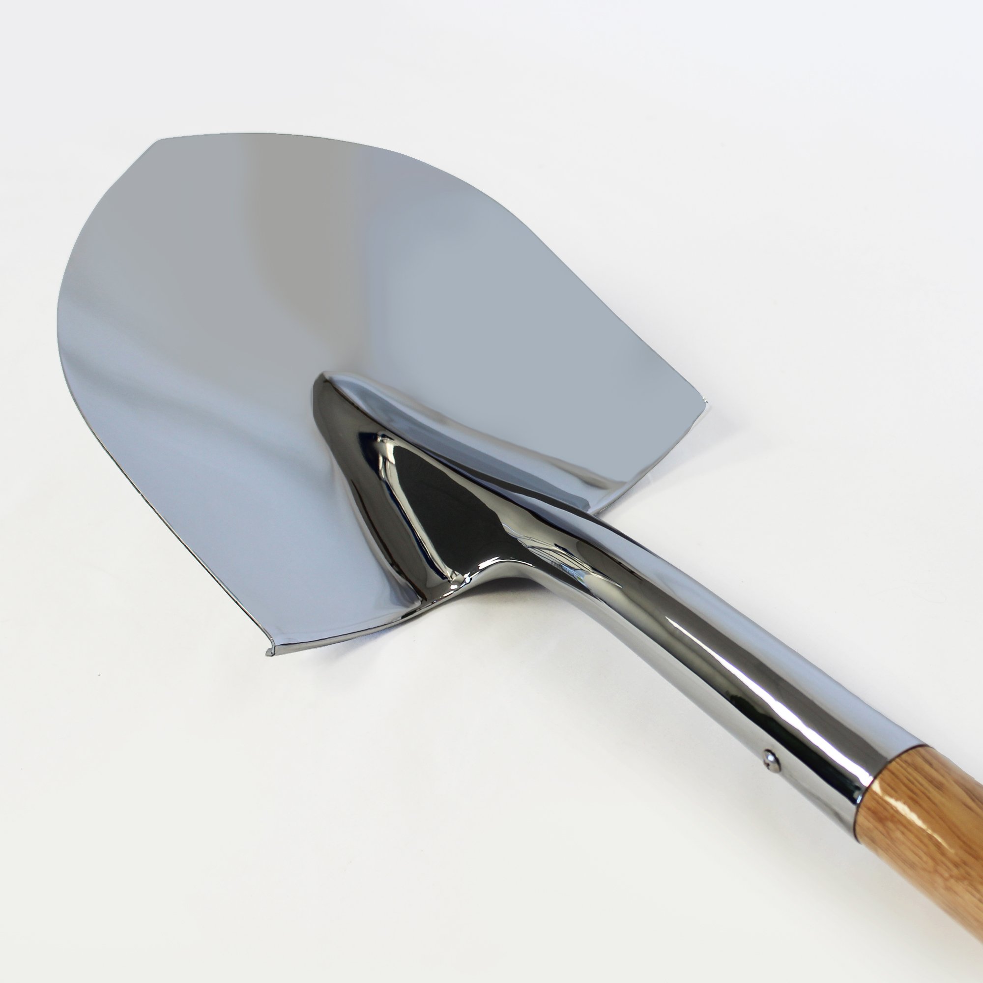 Show Mirror Finish Chrome Plated Groundbreaking Ceremonial Shovel - Buy