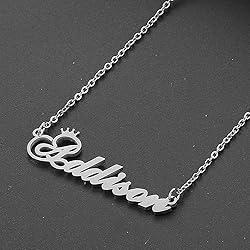 Custom Silver Name Necklace Personalized for