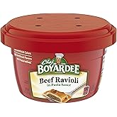 Chef Boyardee Beef Ravioli in Pasta Sauce, Microwave Food, 7.5 OZ Microwaveable Bowl (12 Bowls)