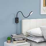 ENUOTEK LED Wall Mounted Bedside Reading Light 4 Brightness USB 5V2A view 2
