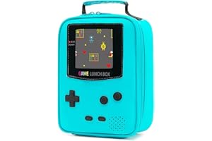 Tongtai Boy Lunch Box,Kids Lunch Bag Insulated Leather Game Lunch Box for School Thermal Meal Cooler Lunch Boxes for Boy Girl Kid Toddler Teen