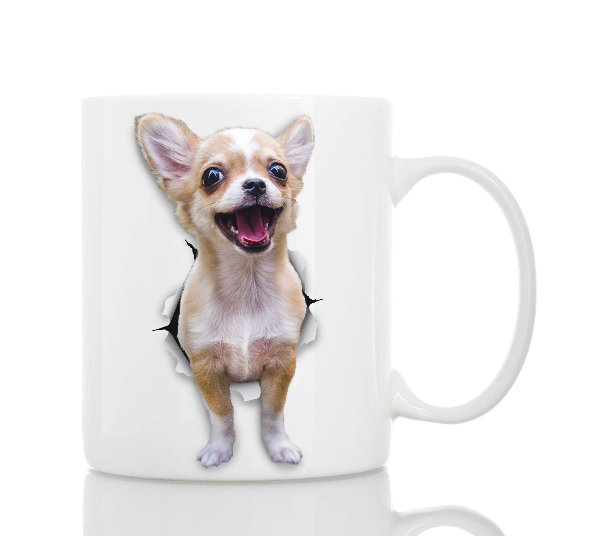 Winston & Bear Funny Chihuahua Mug - Cute Novelty Ceramic Coffee Mug Gift for Dog Lovers - 330 ml