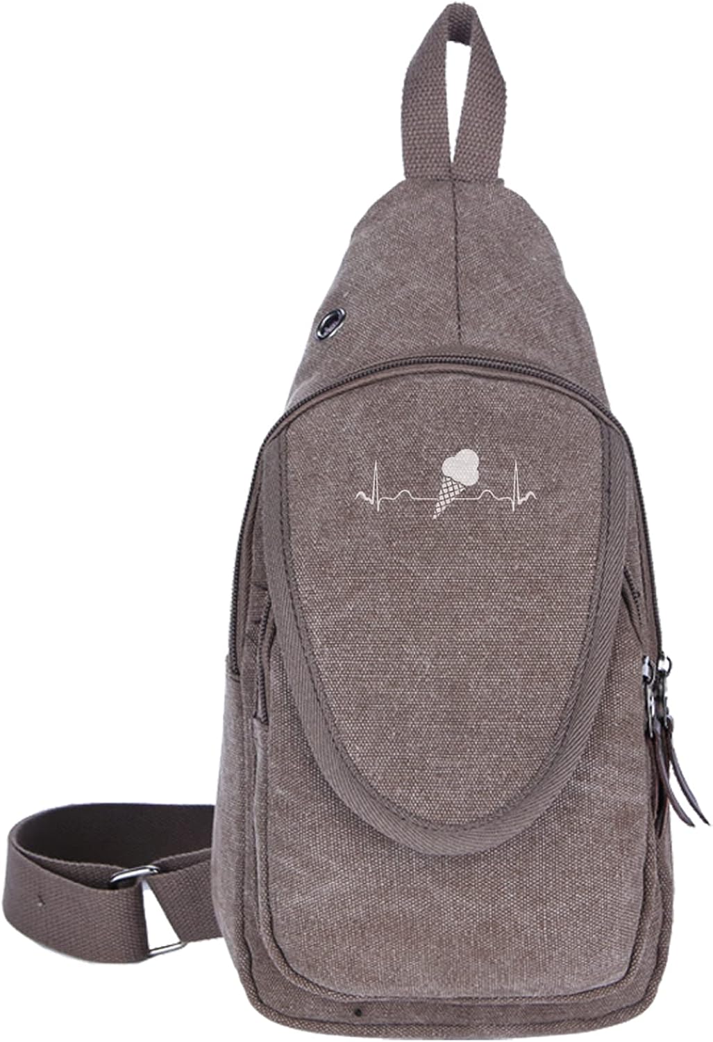 Bolsa de almacenamiento para el hombro con diseño de latidos de hielo